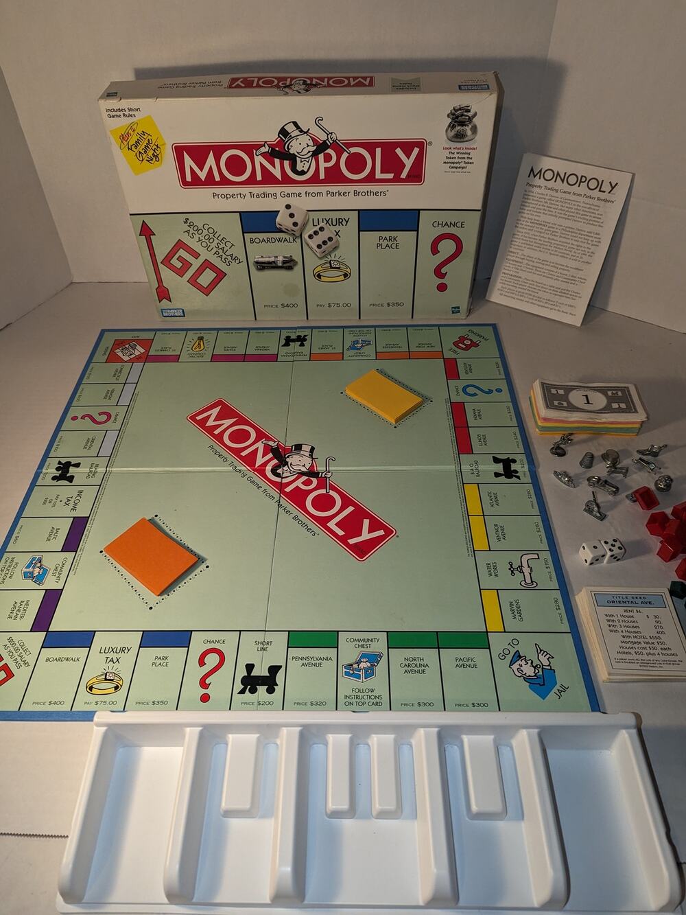 Vintage 1999 Monopoly Board Game Complete